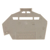 Weidmuller End plate, dark beige, 32.2 x 46.7 x 1.1mm Weidmuller